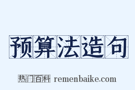 预算法造句是什么意思的图片